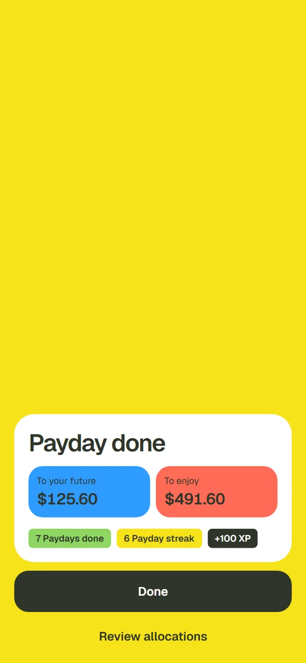 Payday done